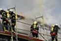 Dachstuhlbrand Koeln Poll Geislarerstr P178